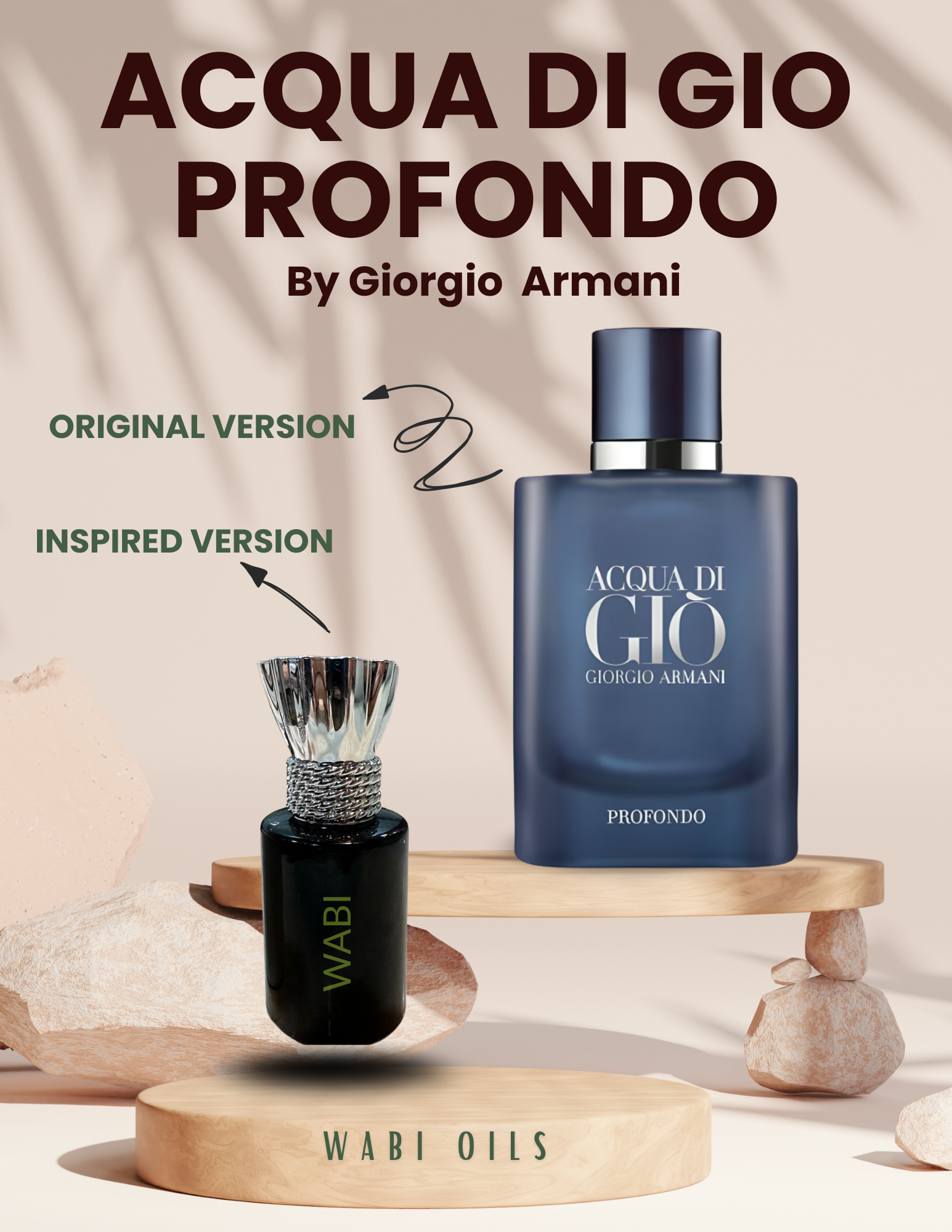 Acqua di Giò Profondo Armani Inspired Perfume Oil for Men