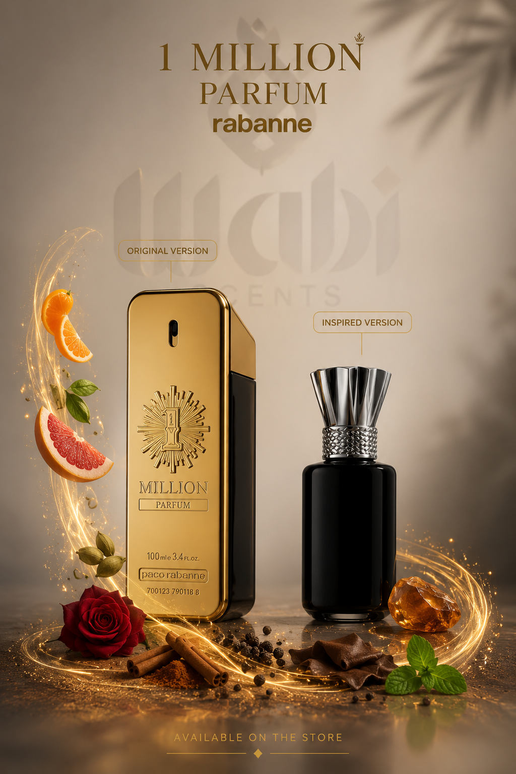 1 Million Parfum by Paco Rabanne - Men's Leather Fragrance Oil