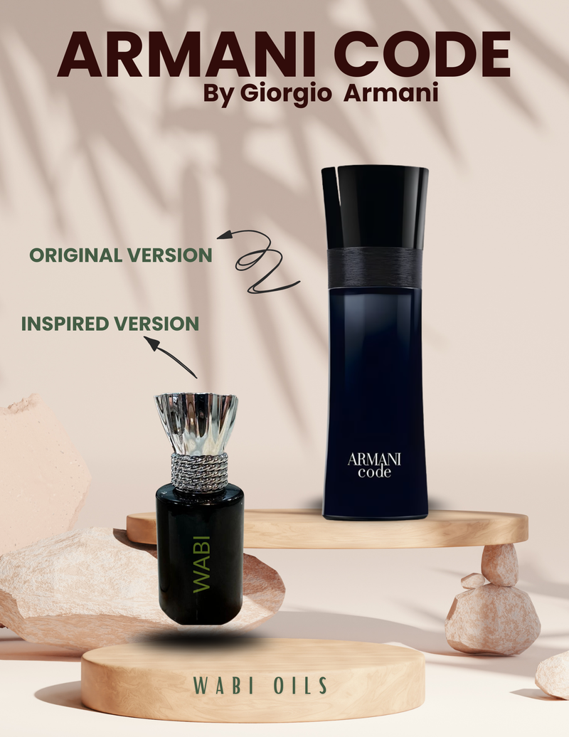 Armani Code Perfume Oil for Men - Oriental Spicy Fragrance | 12g