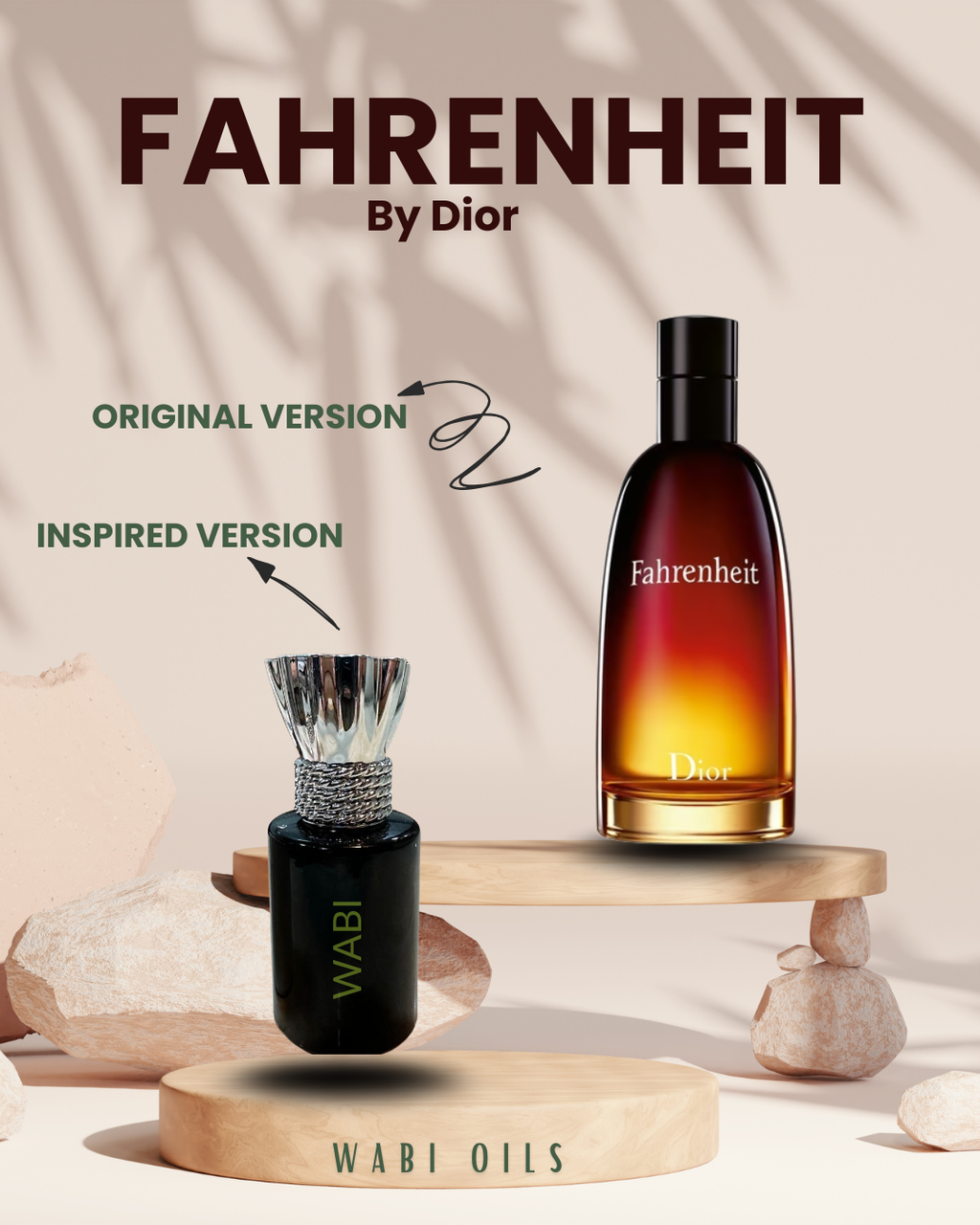 Fahrenheit Inspired Perfume Oil for Men – Premium Aromatic Fougere Fragrance