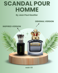 Scandal Pour Homme Inspired Perfume Oil - Oriental Woody Fragrance for Men