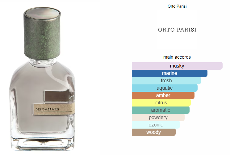 Megamare Inspired Perfume Oil - Aromatic Aquatic Unisex Fragrance