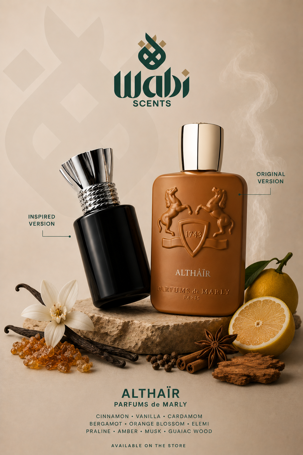 Althaïr by Parfums de Marly - Oriental Vanilla Perfume Oil for Men