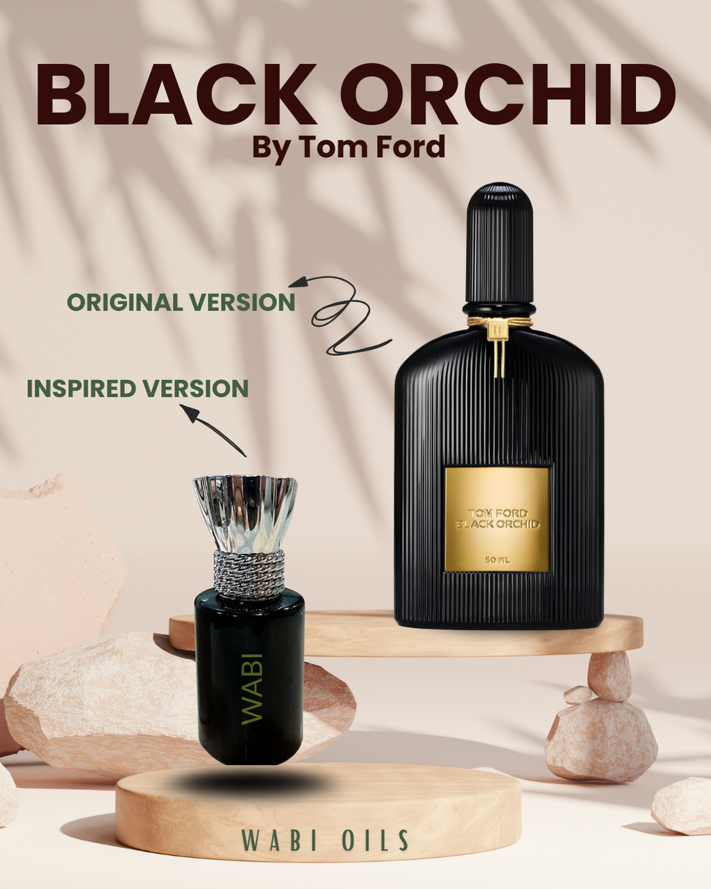 Black Orchid Inspired Perfume Oil | Oriental Floral Fragrance for Women