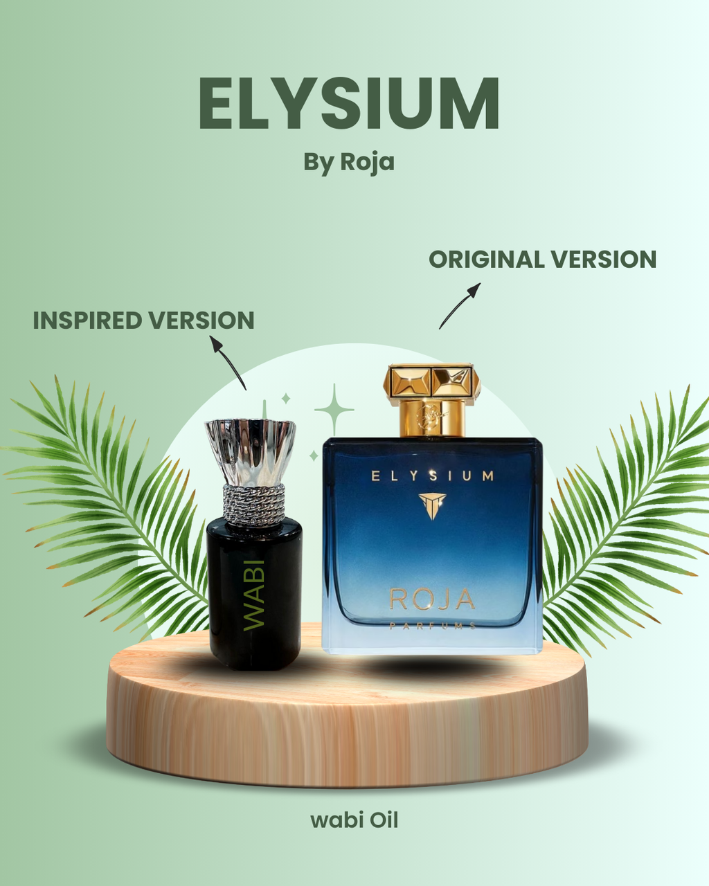 Elysium Pour Homme Inspired Perfume Oil - Aromatic Fougere Fragrance for Men