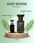 Oud Wood By Tom Ford Inspired Perfume Oil - Oriental Woody Fragrance for Men & Women