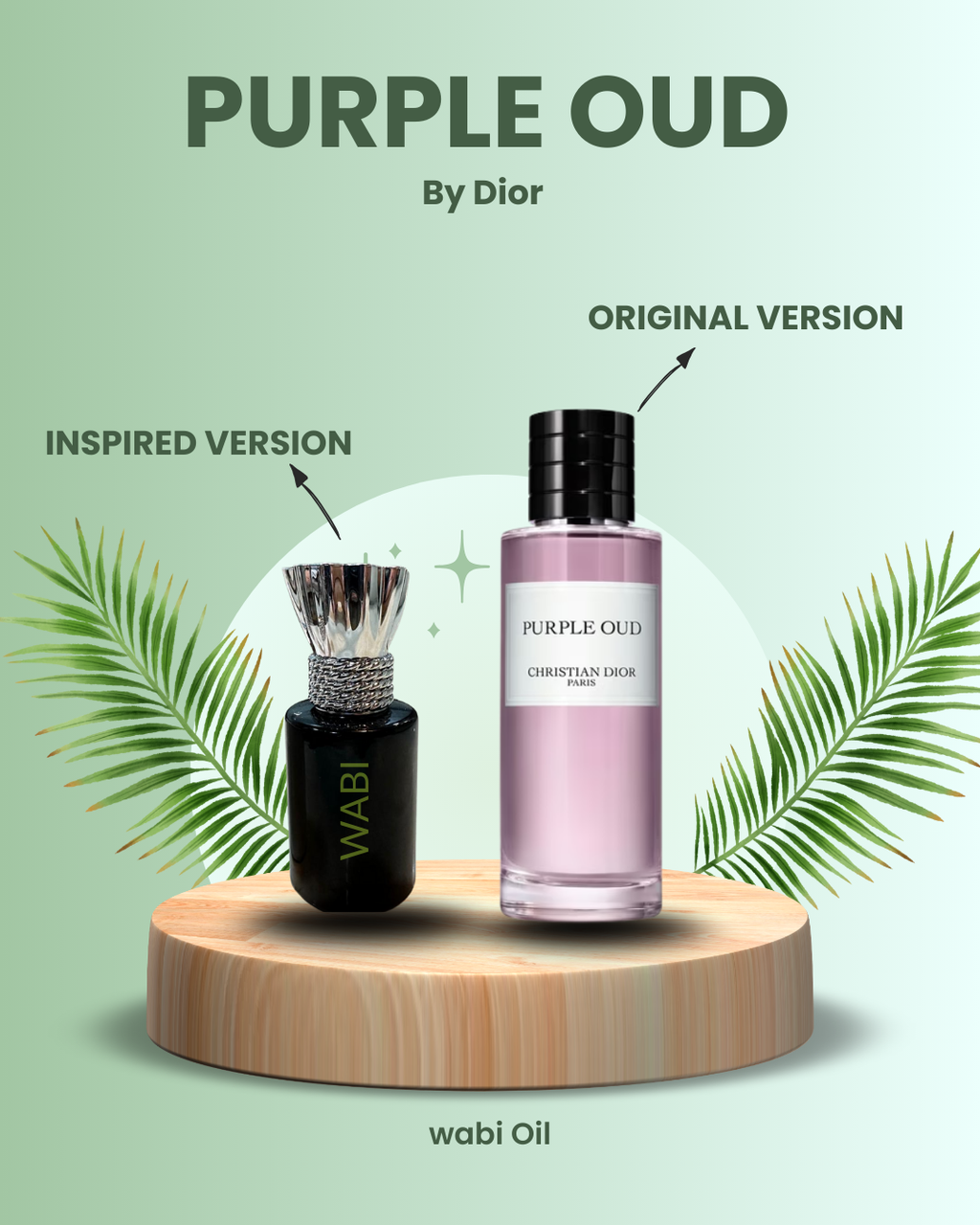 Purple Oud Inspired Perfume Oil - Oriental Woody Fragrance for Men & Women
