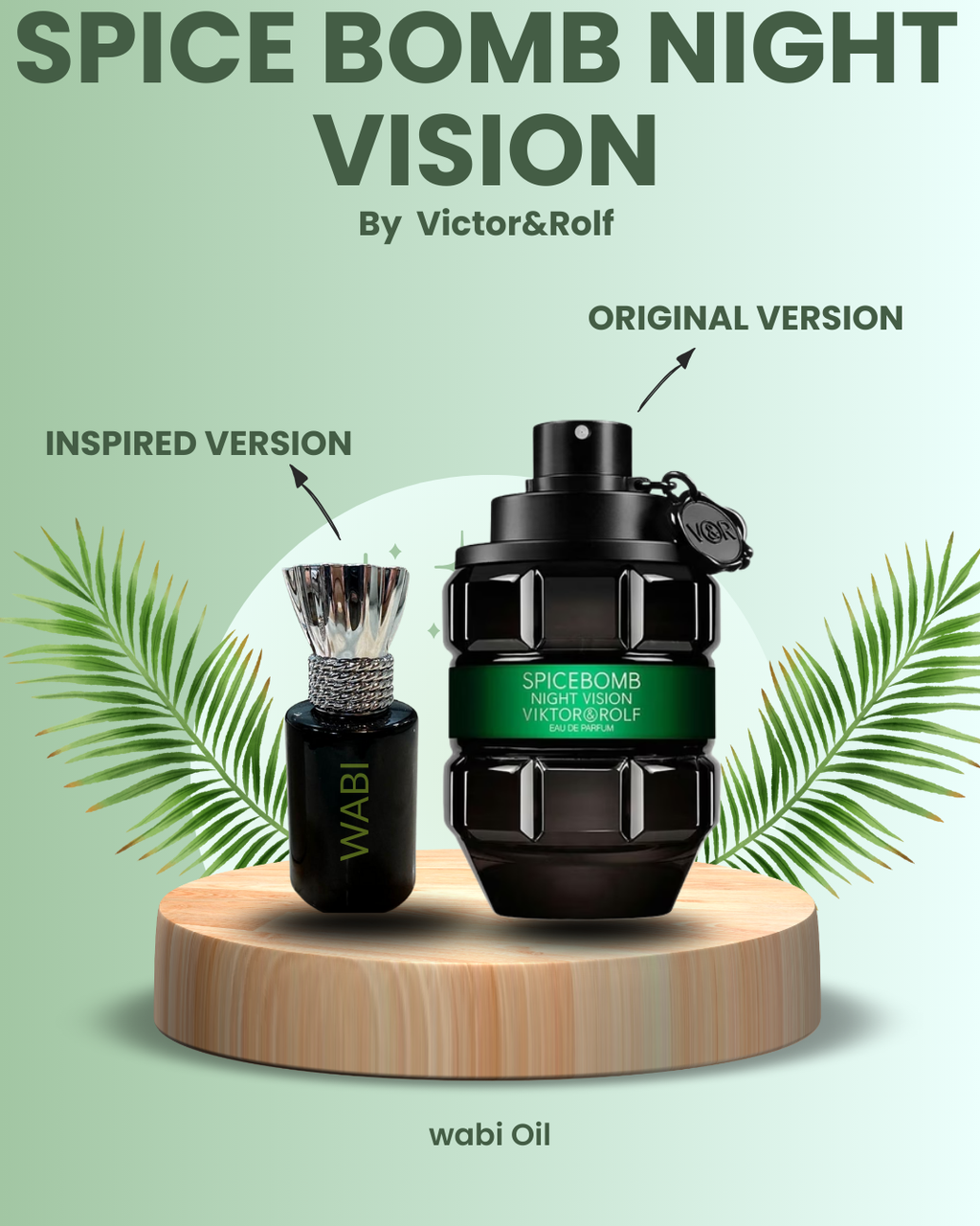Spicebomb Night Vision by Viktor&Rolf - Inspired Perfume Oil for Men | Oriental Fougere Fragrance