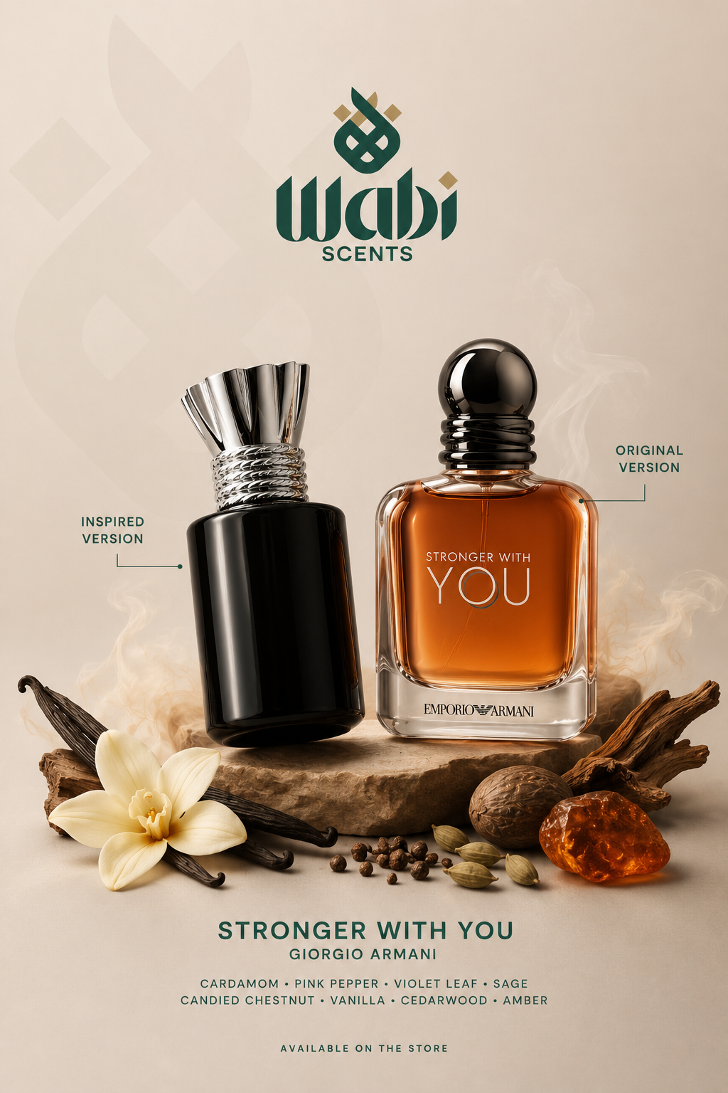 Emporio Armani Stronger With You - Men's Aromatic Fougere Fragrance by Giorgio Armani