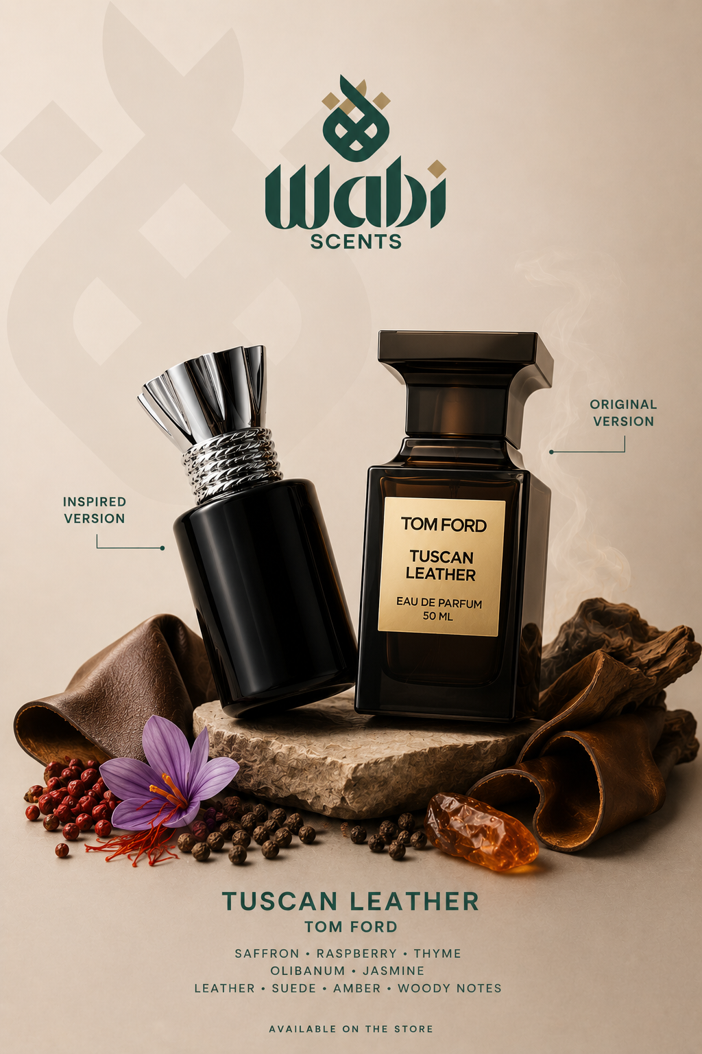Tuscan Leather by Tom Ford - Luxury Unisex Leather Perfume Oil