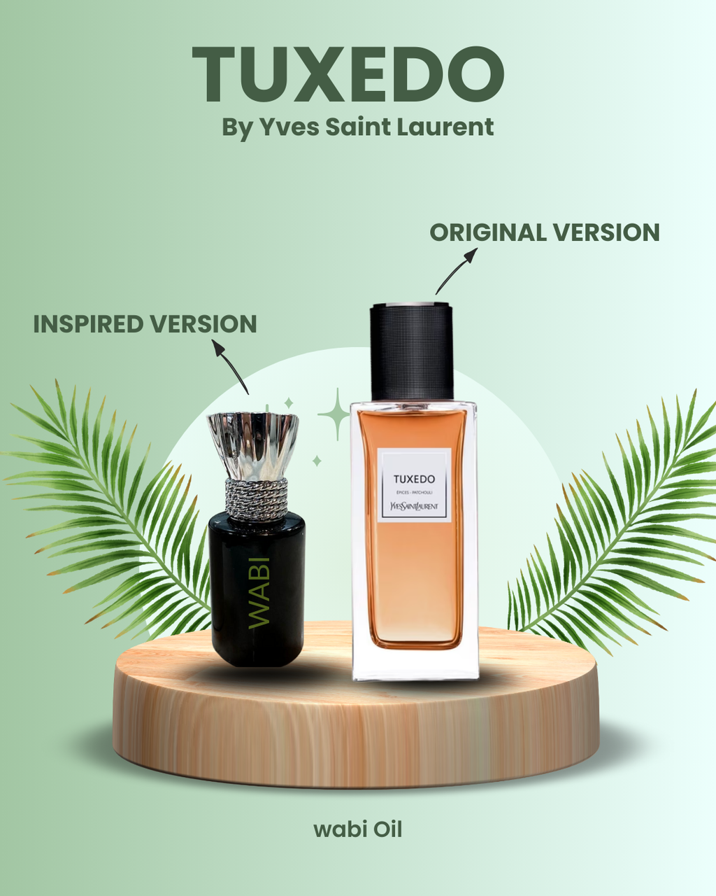 Tuxedo YSL Inspired Perfume Oil - Unisex Chypre Fragrance for Men & Women