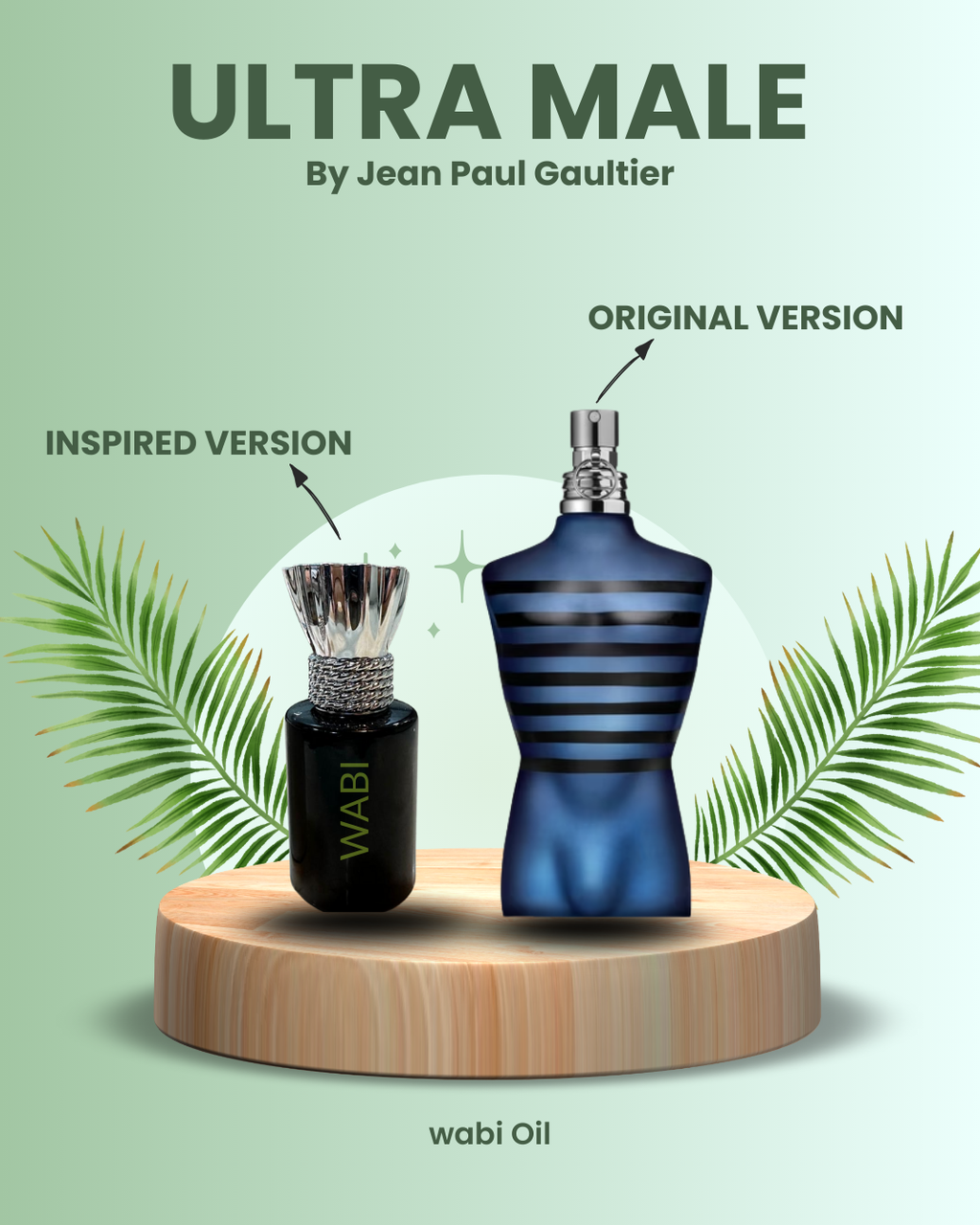 Ultra Male by Jean Paul Gaultier Inspired Perfume Oil - Oriental Fougere Fragrance for Men